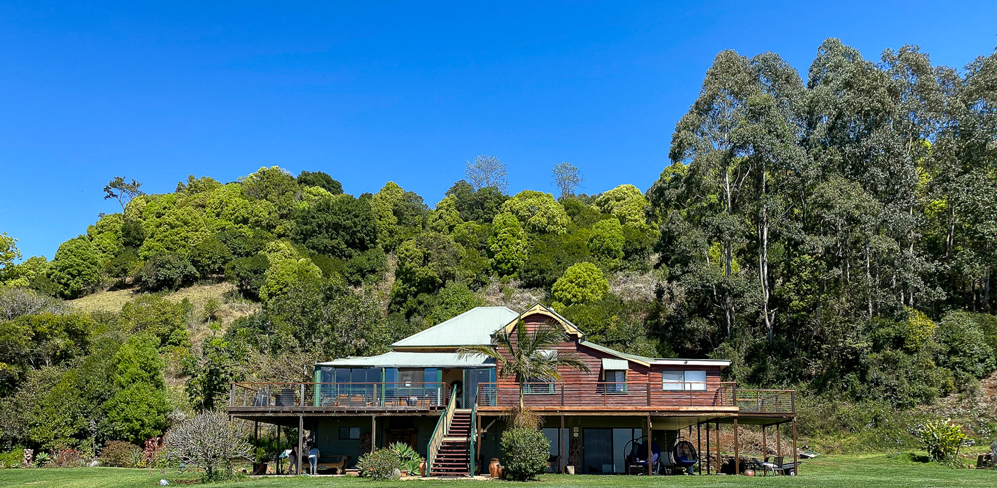 Nirvana Welbeing Retreat home for ayurvedic retreats at Beechmont QLD